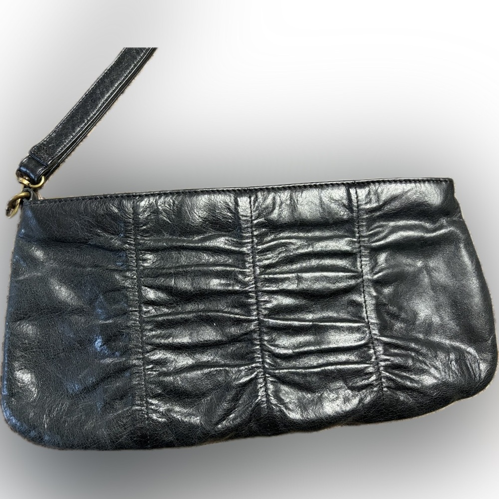 HOBO Leather Wallet Wristlet Clutch